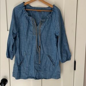 Ruff Hewn Denim Blue Top